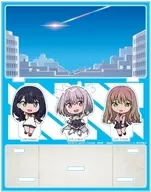 六花＆夢芽＆アカネ(ニューオーダー) アクリルジオラマ 「グリッドマン ユニバース」