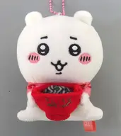 ちいかわ(わんこそば) ぬいぐるみキーチェーン 「ちいかわ なんか小さくてかわいいやつ」 岩手限定