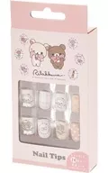 コリラックマ＆チャイロイコグマ Makeup Rilakkumaテーマ ネイルチップ 「リラックマ」