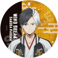 01.桜遥 和服×スカジャンver. レザーコースターキーホルダー 「WIND BREAKER」