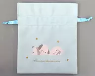ポチャッコ＆シナモロール(ライトブルー) 巾着ぼーっとチルタイムシリーズ 「サンリオ」