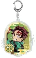竈門炭治郎 箔押しアクリルキーホルダー 「鬼滅の刃」