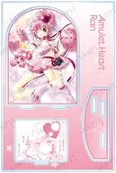 [新品] アミュレットハート＆ラン パーツ付きBIGアクリルスタンド 「しゅごキャラ!」
