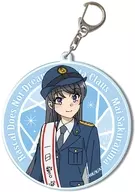 デザイン02.桜島麻衣(B) ビッグアクリルキーホルダー 「青春ブタ野郎はサンタクロースの夢を見ない」
