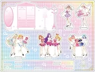 [新品] 01.集合デザイン(描き下ろしイラスト) アクリルジオラマ 「オールアイカツ!大衣装展!!」
