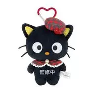チェックハート カラビナ付きマスコット 「チョコキャット」