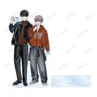 [新品] 柿本健＆田中優也 はなげのまい先生 描き下ろし 集合BIGアクリルスタンド 公園ver. 「高良くんと天城くん×兄貴の友達」