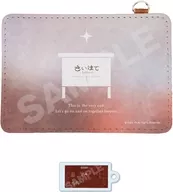 ロゴ アクリルチャーム付きレザーパスケース 「さいはて駅」