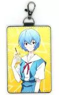 [新品] 綾波レイ 描き下ろし パスケース(ナスカン付き) 制服Ver. 「ヱヴァンゲリヲン新劇場版」