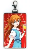 [新品] 式波・アスカ・ラングレー 描き下ろし パスケース(ナスカン付き) 制服Ver. 「ヱヴァンゲリヲン新劇場版」