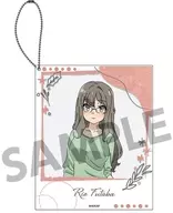 双葉理央 ポラロイド風アクリルキーホルダー 「青春ブタ野郎はサンタクロースの夢を見ない」