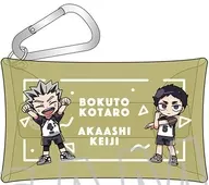 木兎光太郎＆赤葦京治 カラビナ付きクリアポーチ 「ハイキュー!!」