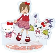 [新品] 08.八神ヒカリ＆テイルモン×ハローキティ(コラボイラスト) アクリルスタンド 「デジモンアドベンチャー×サンリオキャラクターズ」
