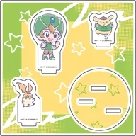 [新品] 07.高石タケル＆パタモン×ポムポムプリン(コラボイラスト) アクリルスタンドプレート 「デジモンアドベンチャー×サンリオキャラクターズ」