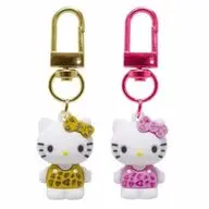 ハローキティ ヒョウ柄 PVCペアキーホルダー 「サンリオキャラクターズ」