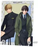 東谷准太＆西條高人 描き下ろし スーツver. A6アクリルパネル 「劇場版 抱かれたい男1位に脅されています。～スペイン編～」