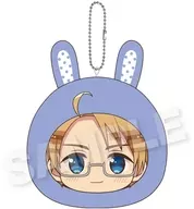 アメリカ(アニマルパーカーver.) クッションキーホルダー 「ヘタリア World★Stars」