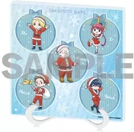 07.集合 デザインA クリスマスver.(グラフアートイラスト) アクリルアートボード 「SAKAMOTO DAYS」