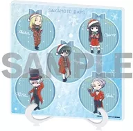 08.集合 デザインB クリスマスver.(グラフアートイラスト) アクリルアートボード 「SAKAMOTO DAYS」
