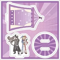 04.夕神迅＆番轟三(サーカスver.) グラフアートイラスト アクリルスタンドプレート 「逆転裁判シリーズ」