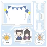 05.成歩堂龍一＆綾里真宵(ぽてぬいアート) アクリルスタンドプレート 「逆転裁判シリーズ」