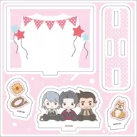 06.御剣怜侍＆糸鋸圭介＆狩魔冥(ぽてぬいアート) アクリルスタンドプレート 「逆転裁判シリーズ」