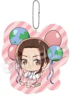 [新品] 中国 ばるんこクッションキーホルダー 「ヘタリア World★Stars」