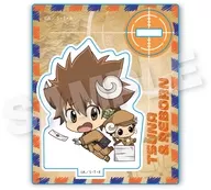 沢田綱吉＆リボーン アクリルマスコット おとどけメェるver. 「家庭教師ヒットマンREBORN!」