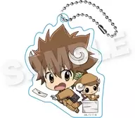 沢田綱吉＆リボーン アクリルキーホルダー おとどけメェるver. 「家庭教師ヒットマンREBORN!」