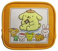 ポムポムプリン(オレンジ) スクエアポーチ 「サンリオキャラクターズ」