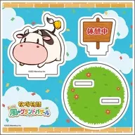 01.ウシ(公式イラスト) アクリルスタンドプレート 「牧場物語 Let’s!風のグランドバザール」