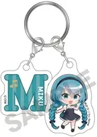 初音ミク ちび2連イニシャルキーチェーン クラシカルレトロミニキャラ 「VOCALOID」