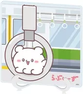 02.すもっぴ(描き下ろしイラスト) アクリルアートボード 駅ver. 「らぶいーず」