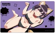 優谷優 キャラクターラバーマット ケモ耳水着ver. 「ばっどがーる」