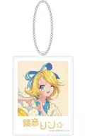 鏡音リン(昭和アイドル) 二層アクリルキーホルダー 「ピアプロキャラクターズ」