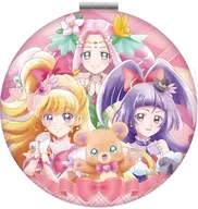 集合 合皮ミラー(ハートフルリボン) 「魔法つかいプリキュア!!～MIRAI DAYS～」