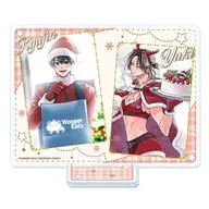 A.水走龍仁＆菖蒲虎幸 アクリルビジュアルボード 「しゅきしゅきMAXハート」