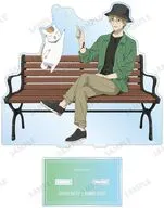 名取周一＆ニャンコ先生 描き下ろし シャボン玉ver. 特大アクリルスタンド 「夏目友人帳」