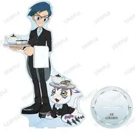 [新品] 城戸丈＆ゴマモン 描き下ろし メイド＆執事ver. 特大アクリルスタンド 「デジモンアドベンチャー」