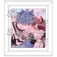 [新品] 蓮木健太＆三毛真一 マージナル8周年フェア フレームマグネット デザートver. 「蓮木くんと三毛くん」