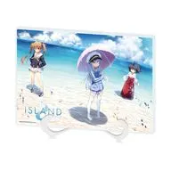 01.集合(公式イラスト) アクリルアートボード(A5サイズ) 「ISLAND」