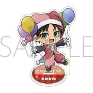 エレン・イェーガー ミニアクリルスタンド ミニキャラ ピエロ 「進撃の巨人」