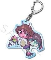 TI.チハル＆マキナ アクリルキーホルダー(ちぽっけ) 「アニメ 銀河特急 ミルキー☆サブウェイ」