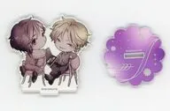 瀬名絢斗＆枇々木理央 アクリルミニスタンド 「Daria×SMILE BASE CAFE」