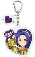 [新品] 01.三浦あずさA(描き下ろしイラスト) パーツ付きアクリルキーホルダー 「アイドルマスター ミリオンライブ!」