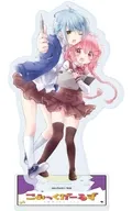06.萌田薫子＆勝木 翼(公式イラスト) アクリルスタンド 「こみっくがーるず」
