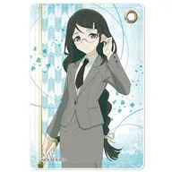 デザイン04(葉桜あやめ) レザーパスケース 「テレビアニメ 春夏秋冬代行者 春の舞」
