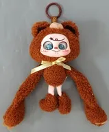 Soft gentle bear 「Opps! Adorably Weird Series Plush Keychain」