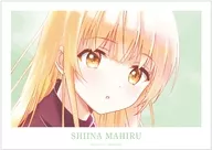 A3 mat finish poster Maki Shiina Ani-Art aqua label ver. C "The angel next door made me a bad person without knowing it"