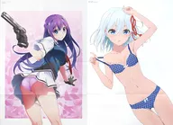 双面大海报(八折)深见玲奈/甘神朝姬Megami MAGAZINE(メガミマガジン)2025年5月号赠品